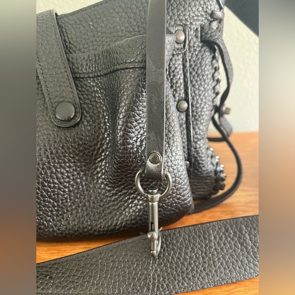 Coach Dakota Whipstitch Black Leather Bag with Charm Set - Picture 14 of 16